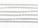 Silver925 Long Rolo Chain 1.8mm Rhodium Plated 10cm