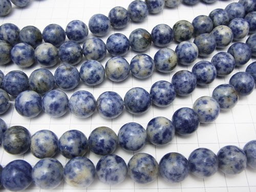 1strand $9.79! Brazil Sodalite Round 12mm 1strand beads (aprx.14inch / 35cm)