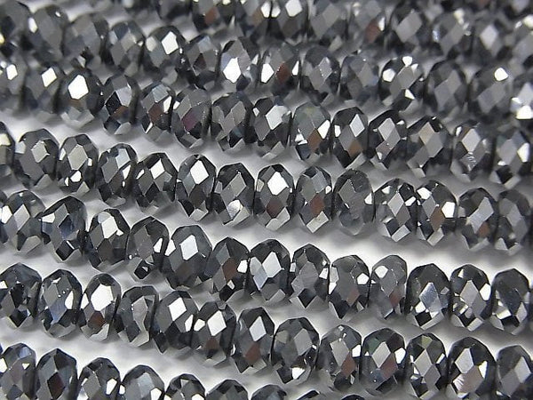 Roundel, Terahertz Gemstone Beads