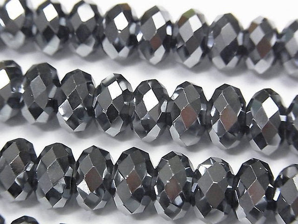 Roundel, Terahertz Gemstone Beads