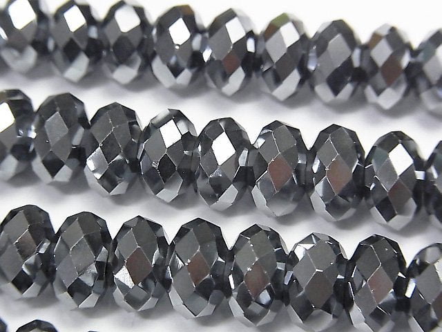 Roundel, Terahertz Gemstone Beads