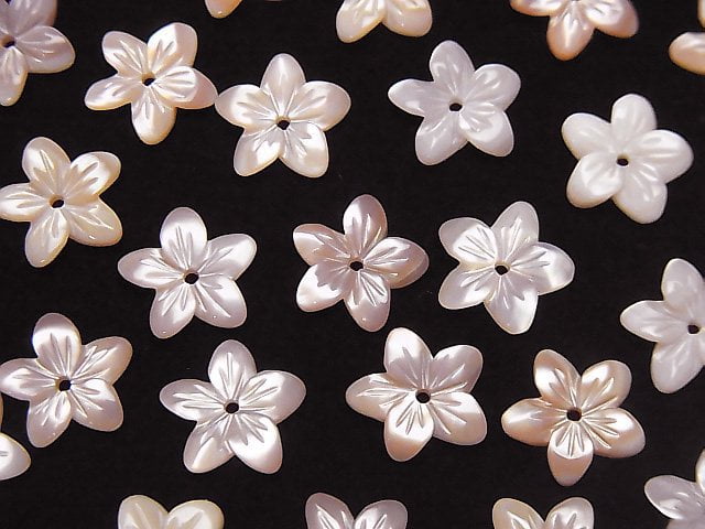 Flower, Mother of Pearl (Shell Beads) Pearl & Shell Beads