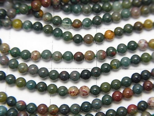 [Video] 1strand $4.79! Bloodstone  Round 2mm 1strand beads (aprx.15inch/38cm)