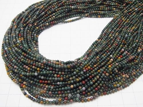 [Video] 1strand $4.79! Bloodstone  Round 2mm 1strand beads (aprx.15inch/38cm)