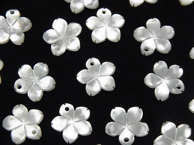 Flower, Mother of Pearl (Shell Beads) Pearl & Shell Beads