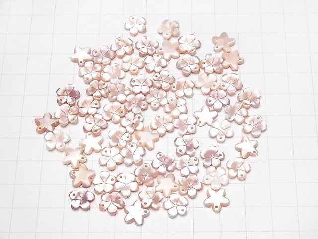 [Video] High Quality Pink Shell AAA Flower [6mm][8mm][10mm][12mm][14mm] 2pcs