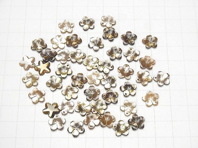 [Video] High Quality Brown Shell AAA Flower [8mm] [10mm] [12mm] [14mm] 3pcs