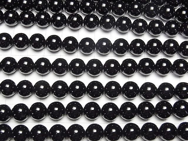 [Video] Russia Morion Crystal Quartz AAA Round 10mm 1/4 or 1strand beads (aprx.15inch/36cm)