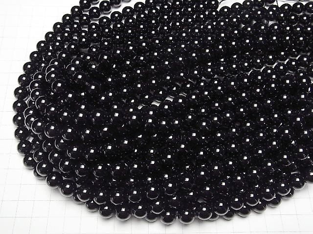 [Video] Russia Morion Crystal Quartz AAA Round 10mm 1/4 or 1strand beads (aprx.15inch/36cm)