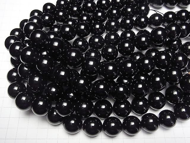 [Video] Russia Morion Crystal Quartz AAA Round 18mm 1/4 or 1strand beads (aprx.14inch/34cm)