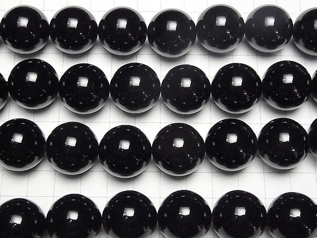 [Video] Russia Morion Crystal Quartz AAA Round 20mm 1/4 or 1strand beads (aprx.14inch/34cm)