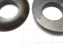 2 pcs $4.19! Ebony Wood Coin (donut) 40 x 40 x 6 mm 2 pcs
