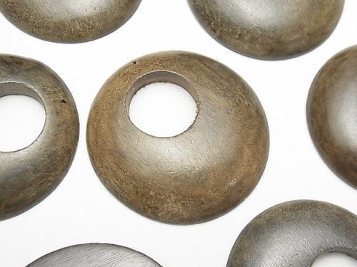 Coin, Wood Beads Natural Beads