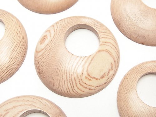 Coin, Rose, Wood Beads Natural Beads