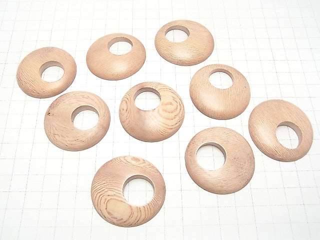 2pcs $2.79! Rosewood Coin (Donut) 40 x 40 x 7 mm 2 pcs