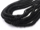 Onyx  Rondelle 10x10x4mm half or 1strand beads (aprx.15inch/38cm)