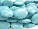 Magnesite Turquoise  Oval 18x13x5mm 1strand beads (aprx.15inch/37cm)