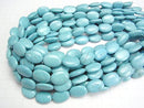 Magnesite Turquoise  Oval 18x13x5mm 1strand beads (aprx.15inch/37cm)