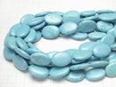 Magnesite Turquoise  Oval 25x18mm 1strand beads (aprx.15inch/37cm)