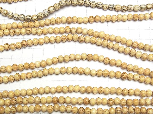 1strand $2.39! Wood Beads Round 6-7mm White 1strand beads (aprx.16inch / 39cm)