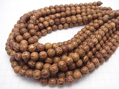 Wood Beads  Semi Round 10mm 1strand beads (aprx.15inch/38cm)