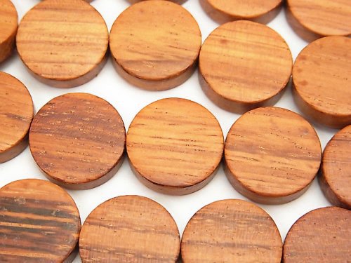 Coin, Wood Beads Natural Beads