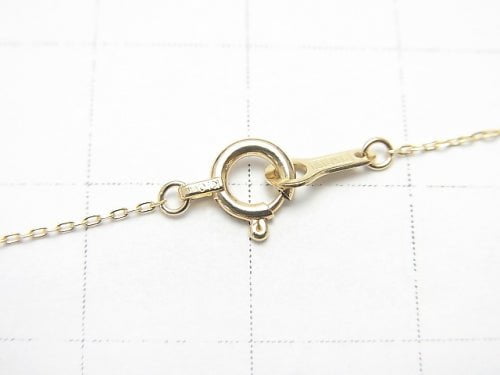 [Video][K10 Yellow Gold]Cut Cable Chain NO.1 0.65mm [40cm][45cm]Necklace 1pc