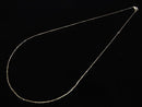 [Video][K10 Yellow Gold] Cut Cable Chain NO.1 0.65mm [40cm][45cm] Necklace 1pc