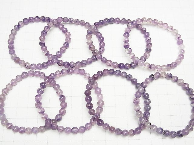 [Video]1strand $14.99! Quartz Charoite (Angel Silica) AA Round 6 mm 1strand (Bracelet)