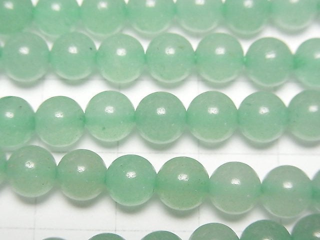 [Video] Green Aventurine Round 6mm 1strand beads (aprx.15inch/36cm)