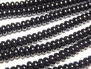 Onyx, Roundel Gemstone Beads