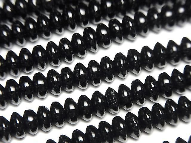 Onyx  Rondelle 5x5x2mm 1strand beads (aprx.15inch/37cm)