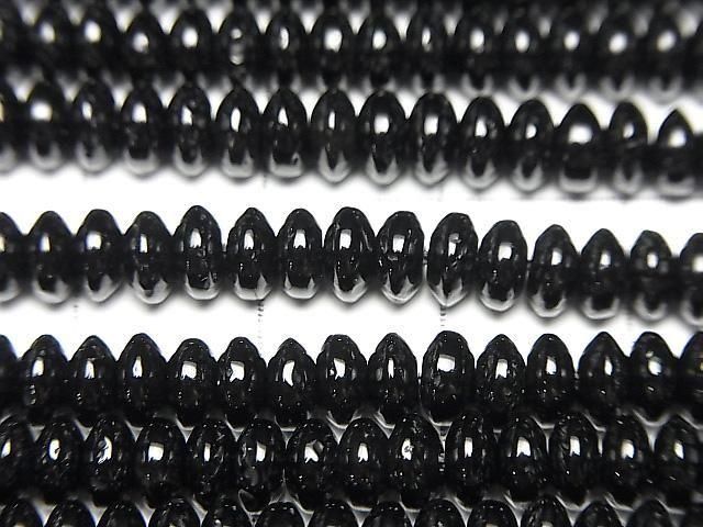 Onyx  Rondelle 5x5x2mm 1strand beads (aprx.15inch/37cm)