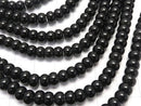1strand $6.79! Onyx  Rondelle 6x6x4mm 1strand beads (aprx.15inch/36cm)