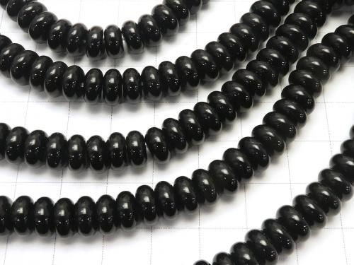 Onyx  Rondelle 8x8x4mm 1strand beads (aprx.15inch/38cm)