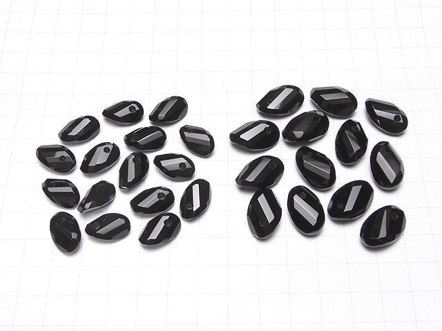 Onyx AAA Twist xMultiple Facets Faceted Oval  [16x10][19x12] 5pcs $8.79