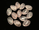 [Video] Rose Quartz AAA- Twist xMultiple Facets Faceted Oval  [16x10][19x12] 5pcs $8.79