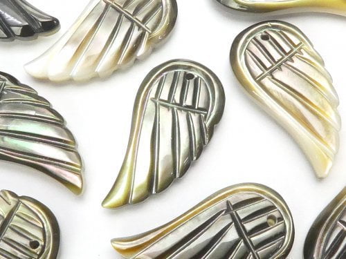 Angel Wing, Mother of Pearl (Shell Beads) Pearl & Shell Beads