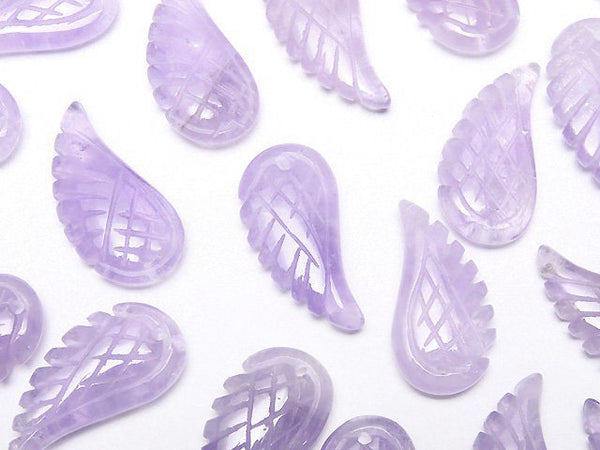Angel Wing, Lavender Amethyst Gemstone Beads