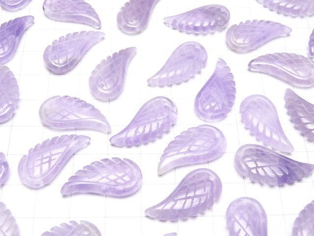 3pcs $9.79 Lavender Amethyst AA ++ - AA + Angel Wing 24 x 12 x 5 mm 3 pcs