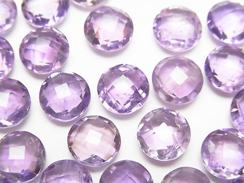 Amethyst, Coin, Undrilled Gemstone Beads