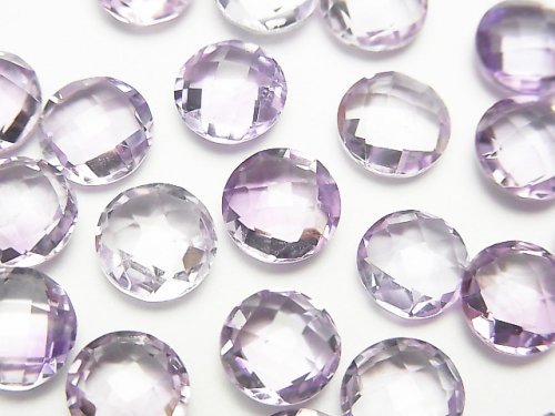 Amethyst, Coin, Undrilled Gemstone Beads