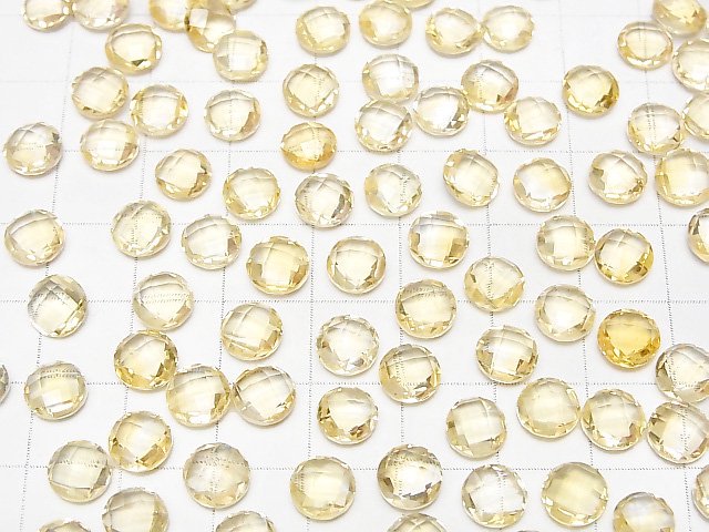 High Quality Citrine AAA Undrilled Faceted Coin 7x7x3mm 7pcs $6.79!