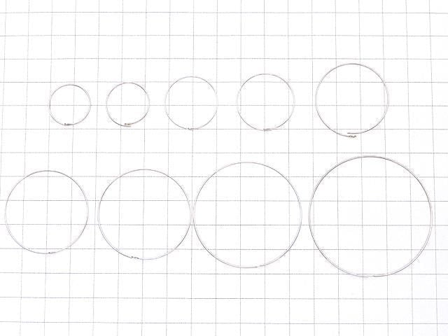 Silver925 hoop earrings [16mm]-[50mm] 1 pair $1.59-!