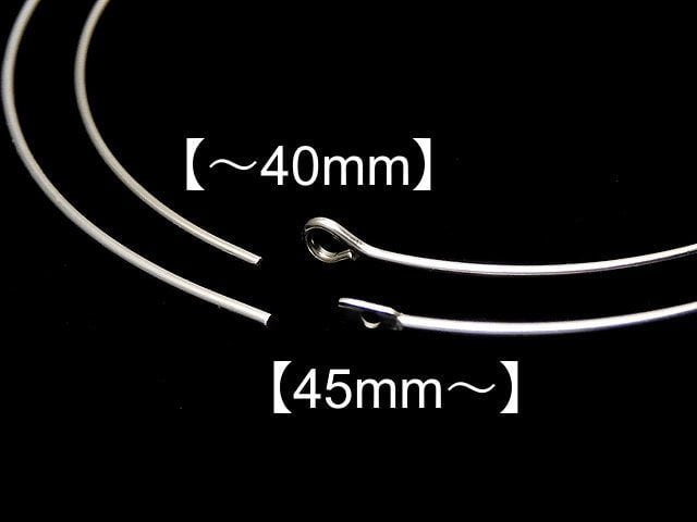 Silver925 earrings hoop [16mm]-[50mm] 1 pair $1.59- !