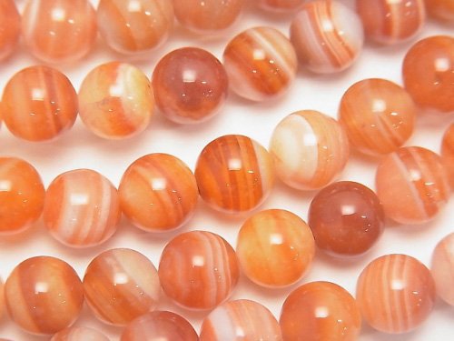 Carnelian, Round Gemstone Beads