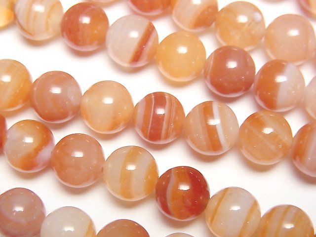 [Video]Carnelian,Sardonyx Round 8mm 1strand beads (aprx.15inch/37cm)