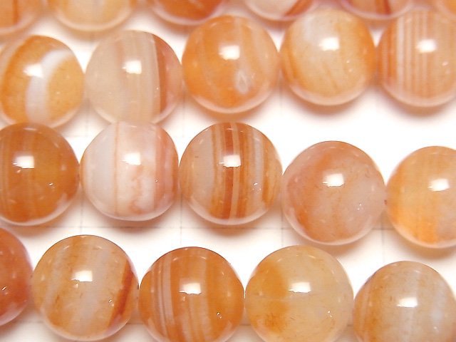 [Video]Carnelian, Sardonyx Round 10mm 1strand beads (aprx.15inch/36cm)