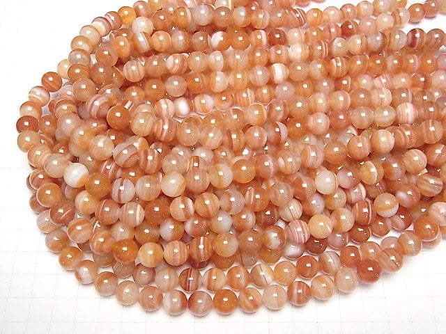 [Video]Carnelian, Sardonyx Round 10mm 1strand beads (aprx.15inch/36cm)