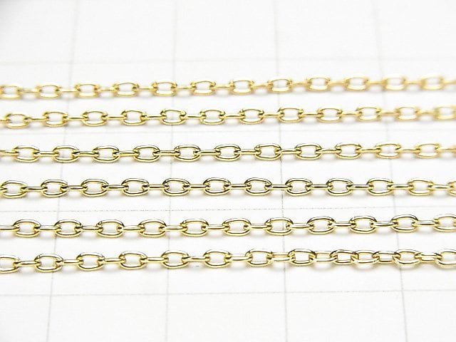 14KGF Length Cable Chain 1.6mm 10cm